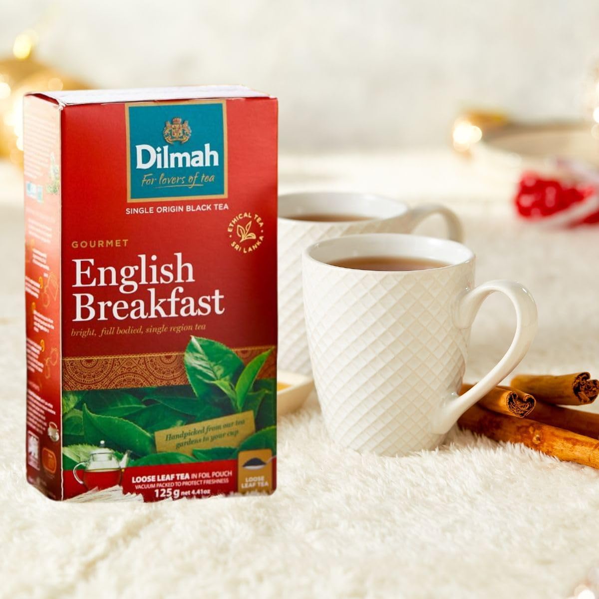 Dilmah English Breakfast - 150 tea bags - Robust Single Origin Ceylon Black Tea with color, strength and aroma (3 Pack)